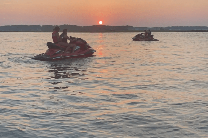 a boat on a body of water